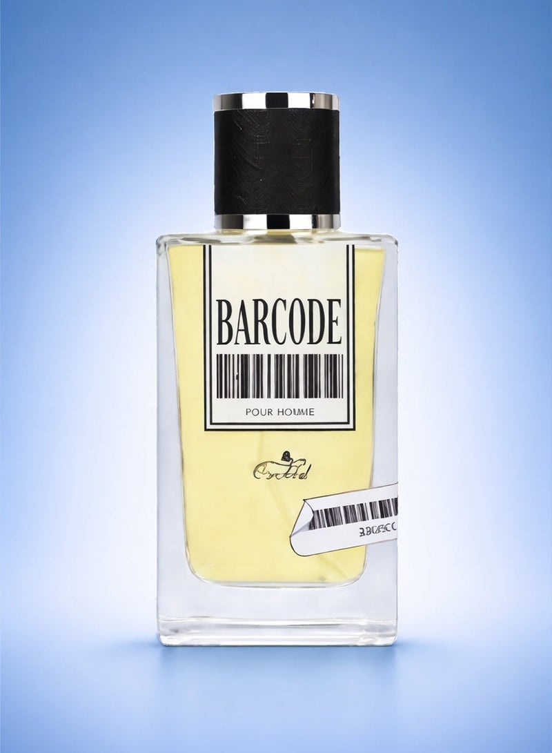Orchid Barcode Pour Homme Eau De Parfum 80ML for Men Long Lasting Woody Spicy Perfume with Bergamot, Grapefruit, Leather, Vanilla & Amber - Image 5