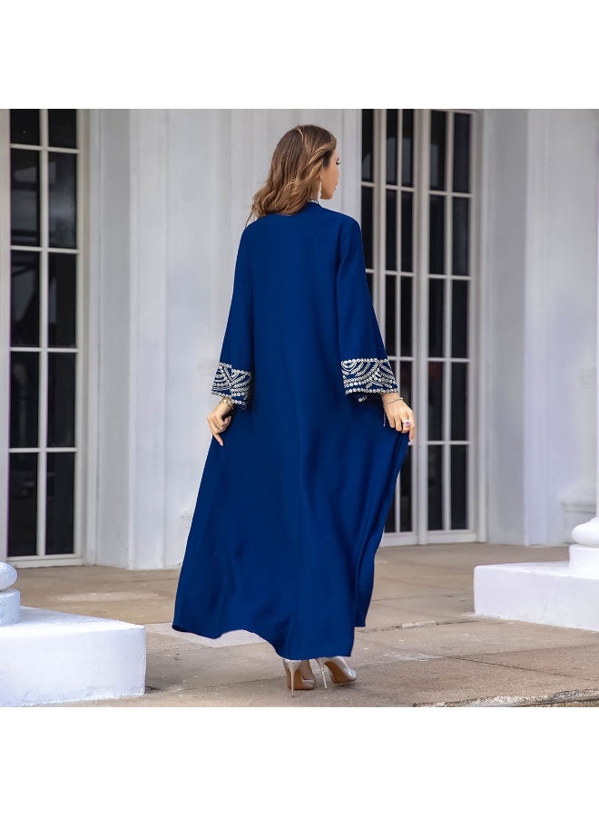 Madam Uniq Muslim Women's Long Evening Dress - Elegant Maxi Robe for Special Occasions - Image 2