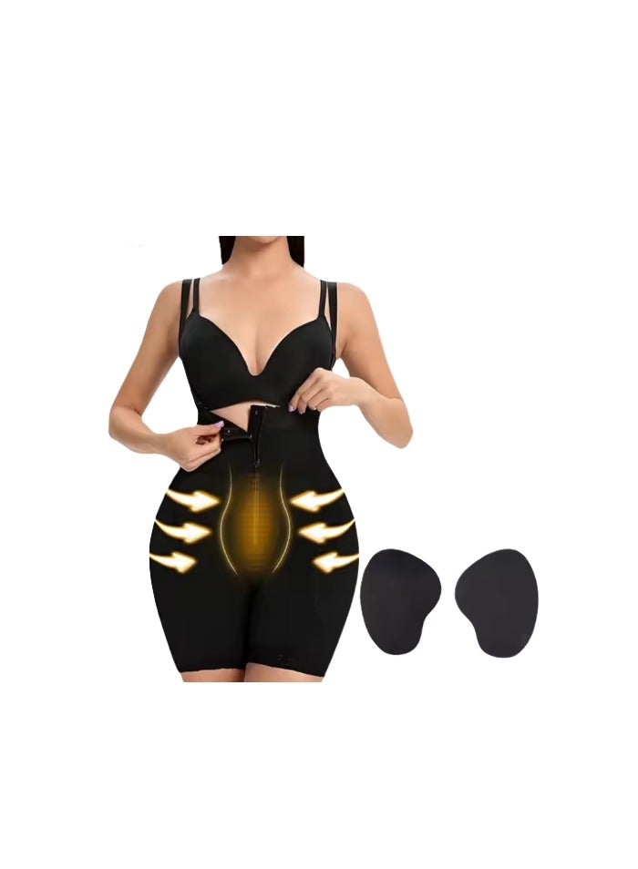 "Body Shaping Corset with Straps and Pads" 