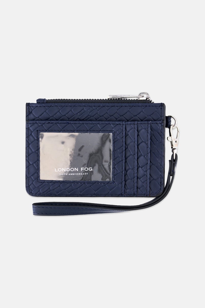 London Fog Women Eloise Id Wrislet With Compartments, Navy Blue - Image 2