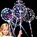 UZER LED Light Up Bobo Balloons with Sticks6 Packs Flashing Handles20 Inches Bubble Bobo Balloons70 cm SticksChristmas Birthday Party Decoration - Image 3