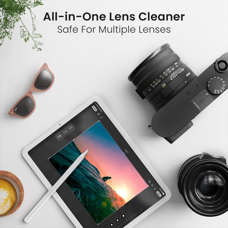 EVEO EVEO Eyeglass Cleaner Spray - Glasses Cleaner No Streaks Technology & Microfiber Cleaning Cloth - Glasses Cleaning Kit, Eye Glass Cleaners Spray Lens Cleaner - Screen & Eye Glasses Kit - 2 Pack  - Image 5