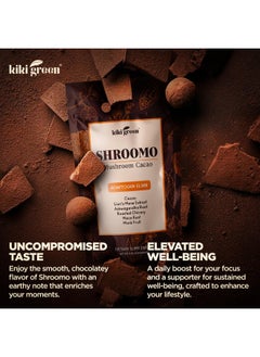 SHROOMO: Mushroom Coffee Alternative | Master Blend of Lion's Mane, Ashwagandha for Mental Clarity, Energy & Focus, Maca Root, Roasted Chicory, Monk Fruit | Cacao Coffee Alternative 8 oz by KIKI Green - pzsku/ZD519DDB30501DC65F0B0Z/45/_/1731696514/569ba1ec-1a80-457f-85c1-347de0430357