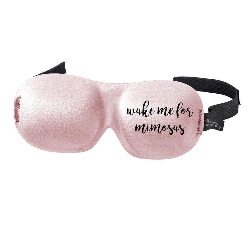 Bucky Ultralight Collection, Contoured Travel and Sleep Eye Mask, Mimosas, One Size - Image 2