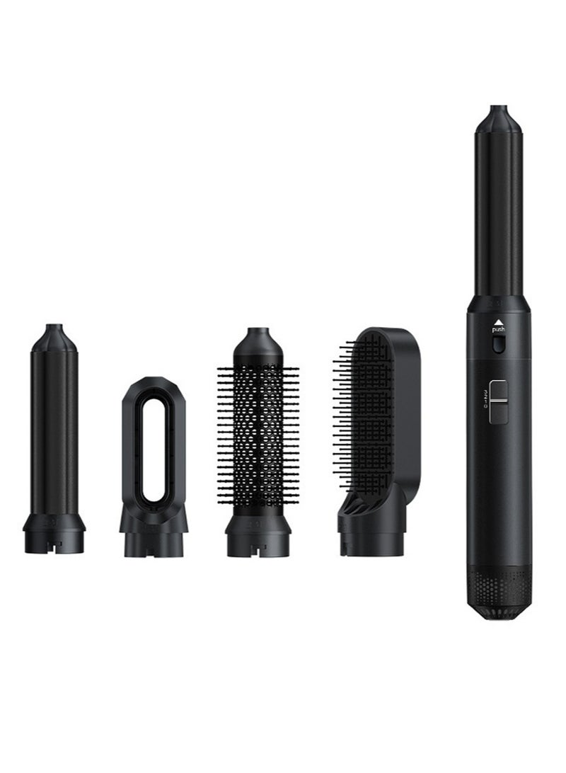 1000W Electric Hair Dryer Curling Iron Set, Hot Air Curling Iron, Five Replacement Heads and Hair Straightener Styling Tool Comb Curling Brush Hair Dryer Suitable for Hair Salon/Home/Barber Shop/Styling - Image 1