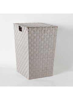 Home Box Strap Laundry Hamper With Lid 36 x 55 x 36 cm  - Image 5