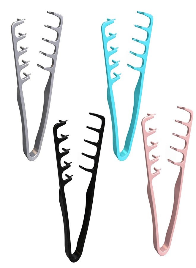 PASDUCHAS 4 Pack Texture Comb, Wide Tooth Styling Comb for Volume & Lift, Root Lifting Hair Tool for Fringe Control & Natural Layer Definition - Image 1