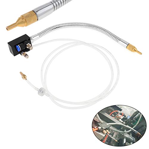 YWY Upgrade Version Mist Coolant Lubrication Spray System With Check Valve and Stainless Steel Flexible Pipe for Metal Cutting Engraving Cooling Machine/Air Pipe CNC Lathe Milling Drill - Image 1