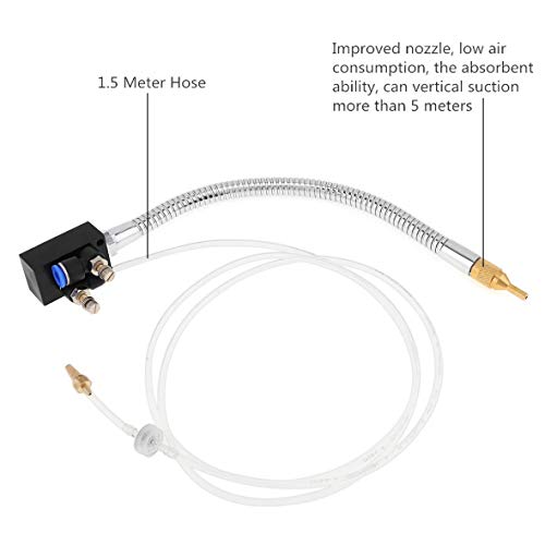 YWY Upgrade Version Mist Coolant Lubrication Spray System With Check Valve and Stainless Steel Flexible Pipe for Metal Cutting Engraving Cooling Machine/Air Pipe CNC Lathe Milling Drill - Image 3