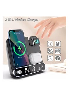 2024 New Wireless Charging Station, 3 in 1 Desktop Charging Station with Clock/Alarm, 15W Fast Charging for Different Phone, Smart 3 in 1 Wireless Charger Alarm Clock with Smartwatch, Earphones - pzsku/ZD51A36F073D84D9C0F92Z/45/_/1710770674/e9e8d7d0-fac1-4fe7-9e84-0ed70efc1263