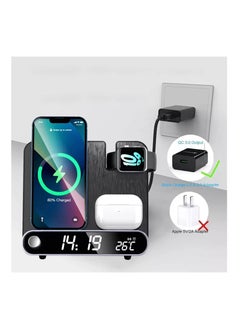 2024 New Wireless Charging Station, 3 in 1 Desktop Charging Station with Clock/Alarm, 15W Fast Charging for Different Phone, Smart 3 in 1 Wireless Charger Alarm Clock with Smartwatch, Earphones - pzsku/ZD51A36F073D84D9C0F92Z/45/_/1710770675/650490be-b6d4-4819-b8ea-8180a890af5f