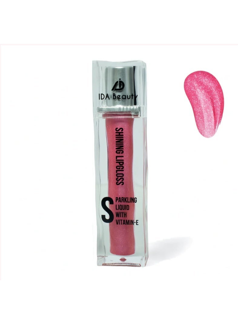 IDA Beauty LuxeLustre Shiny Lip Gloss | Hydrating, Non-Sticky, Long-Lasting Gloss | Vegan, Halal, Cruelty-Free (S01) - Image 1