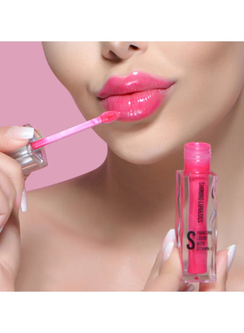 IDA Beauty LuxeLustre Shiny Lip Gloss | Hydrating, Non-Sticky, Long-Lasting Gloss | Vegan, Halal, Cruelty-Free (S01) - Image 4