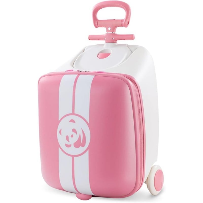 TEKNUM 3in1 Ride On Suitcase for travel, durable ABS plastic, navy blue, foldable with integrated scooter function - Image 2