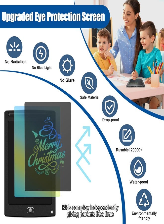 لوحة كتابة LCD، لوحة رسم قابلة لإعادة الاستخدام مقاس 8.5 بوصة، لوحة كتابة LCD للأطفال، عبوة من 20 لوحة رسم للأطفال، لوحات كتابة للتعلم في الفصل الدراسي، تدوين الملاحظات المكتبية للأطفال من عمر 3 سنوات فما فوق - Image 4