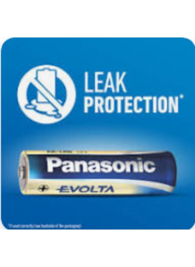 Panasonic Original AA Evolta Premium Alkaline Batteries Pack (4 Pc.) With Anti Leak Seal protection - Image 4