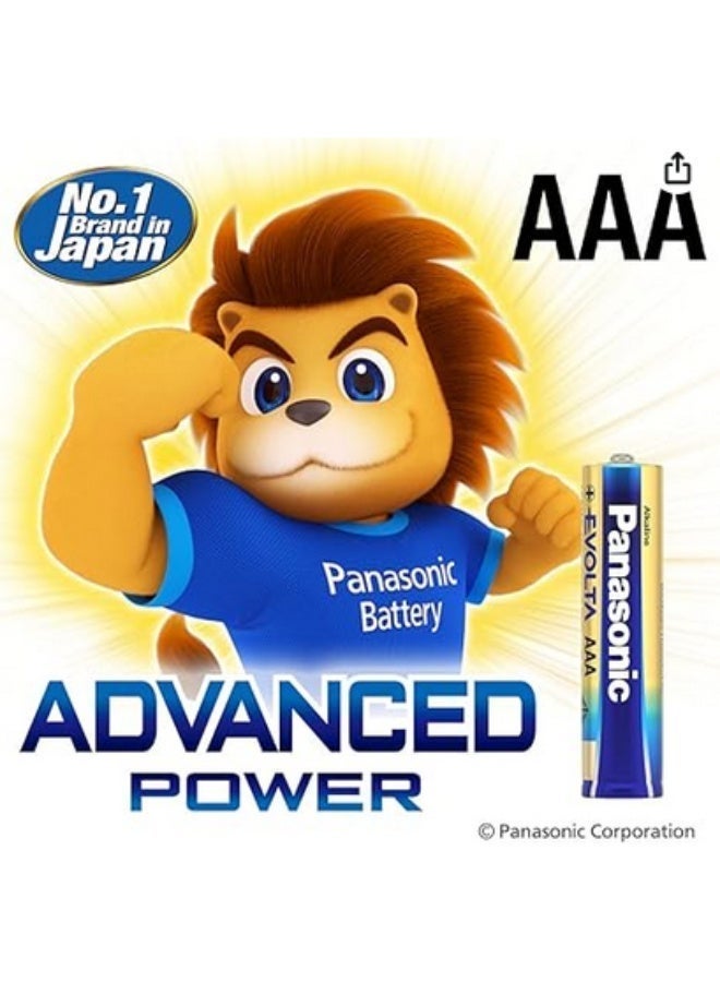 Panasonic Original AA Evolta Premium Alkaline Batteries Pack (4 Pc.) With Anti Leak Seal protection - Image 2