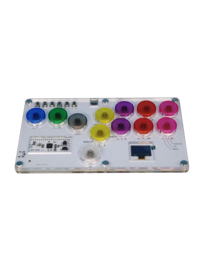 لوحة مفاتيح قتال هيت بوكس Raspberry Pi Sky2040 غطاء خلفي Socd هاتف محمول ستريت فايتر 6 أركيد روكر Ps5 - Image 5