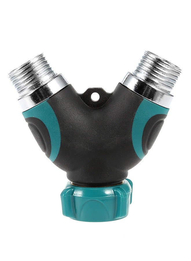 Generic Hose Splitter 2 Way Heavy Duty, Strong & Durable Garden Y Hose Splitter Connector Metal Body, Hose Adapter, Water Tap Outdoor, Two Way Double Dual Hose Splitter,Easy Grip, Easy to Open  - Image 5