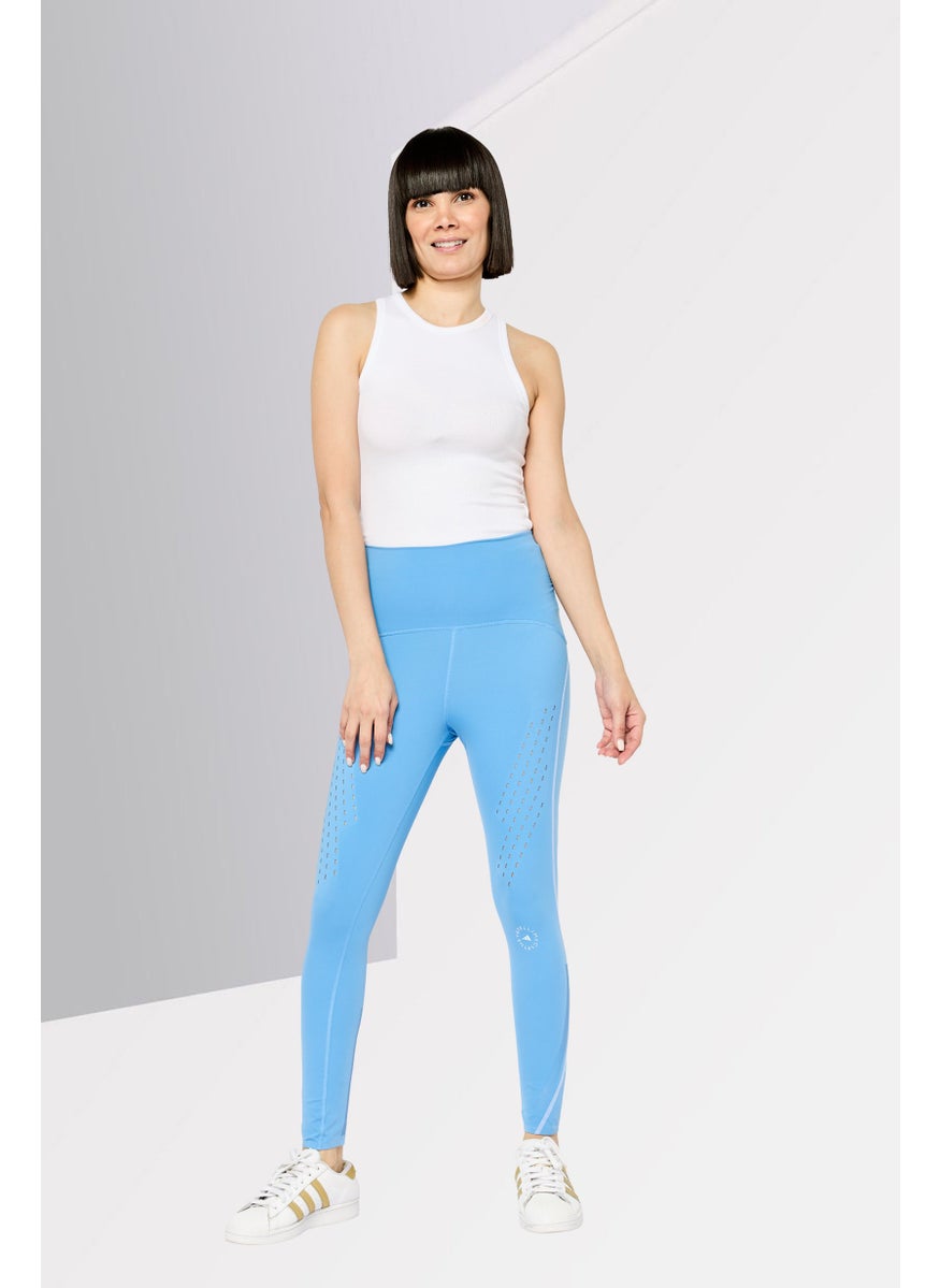 Adidas Women Sportswear Fit Training Leggings, Blue  - Image 2