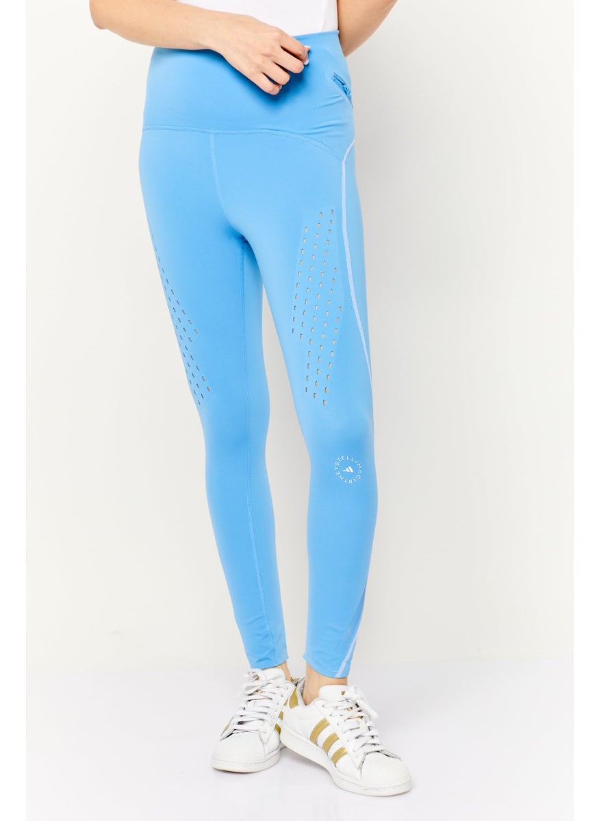 Adidas Women Sportswear Fit Training Leggings, Blue  - Image 1