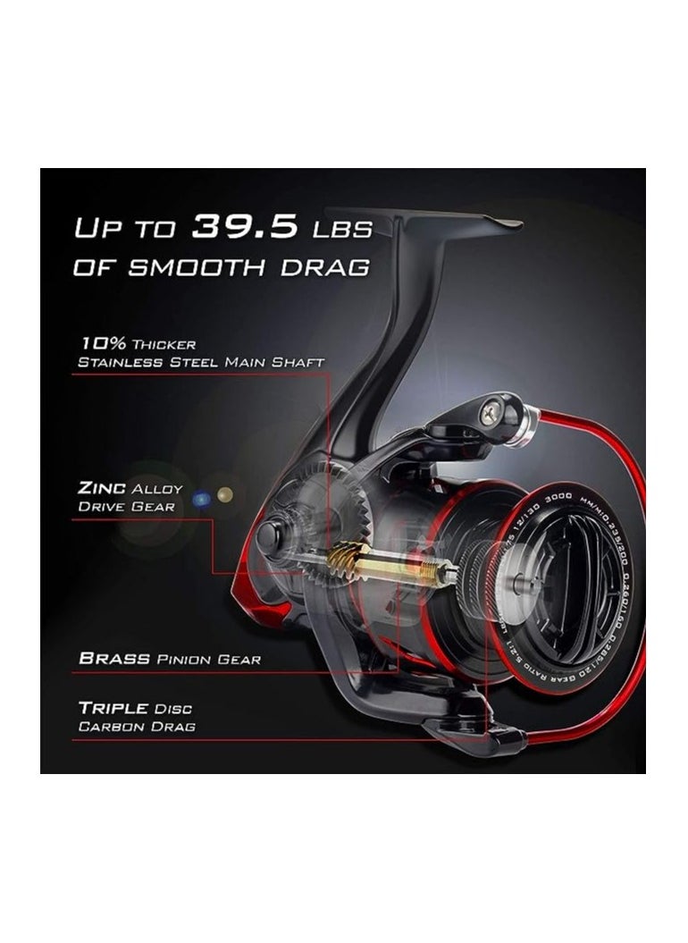 Kastking - Sharky Iii Innovative Water Resistance Spinning Reel 18Kg Max Drag Power Fishing Reel For Bass Pike Fishing - Image 1