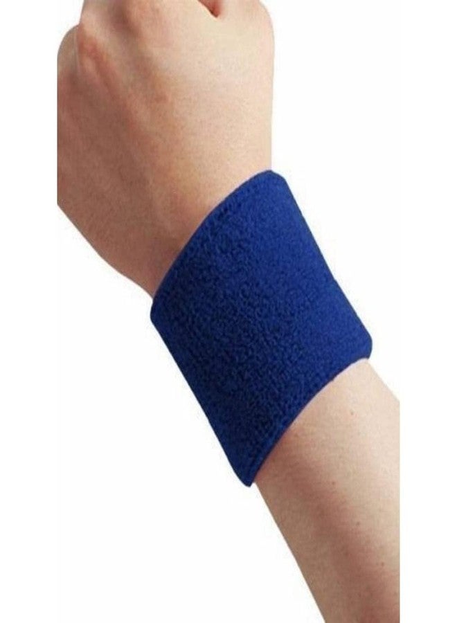 DESCTIDY أربطة معصم رياضية للجنسين من ديسكتيدي، لون أزرق، مناسبة للتنس والريشة الطائرة - Image 5