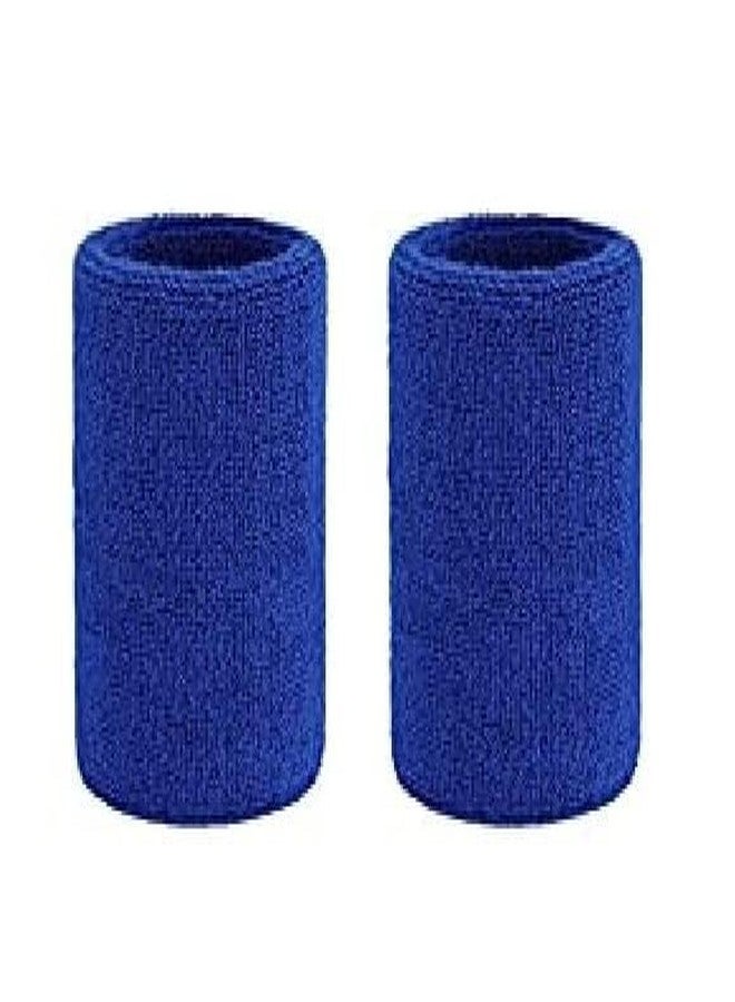 DESCTIDY أربطة معصم رياضية للجنسين من ديسكتيدي، لون أزرق، مناسبة للتنس والريشة الطائرة - Image 3