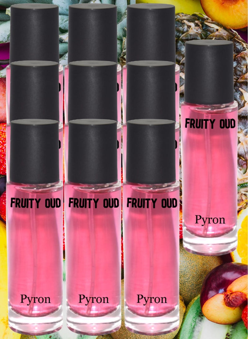 بيرون 10 قطع عطر فروتي عود 30 مل EDP