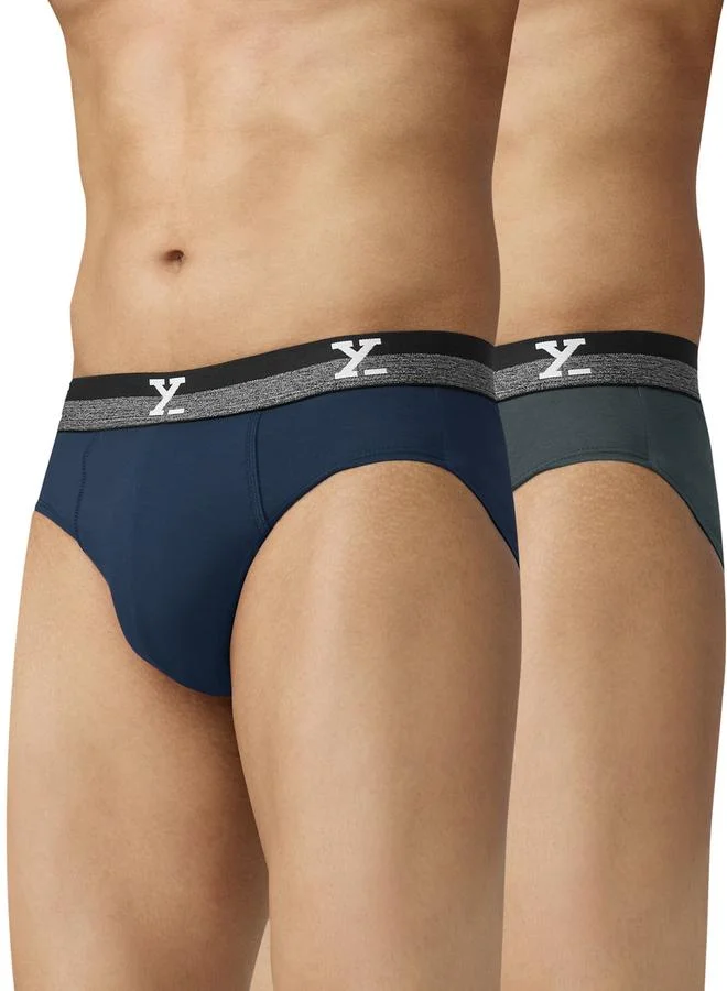 اكس واي اكس اكس حزمة من 2 - سراويل داخلية قطنية سادة