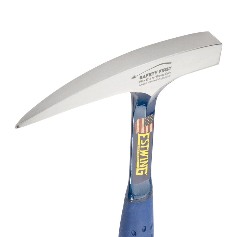 Estwing مطرقة الصخور ESTWING - 14 أونصة مطرقة جيولوجية برأس مدبب ومقبض لتقليل الصدمات - E3-14P - Image 3
