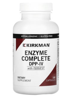 Kirkman Labs Enzyme Complete DPP-IV With ISOGEST 180 Capsules 
