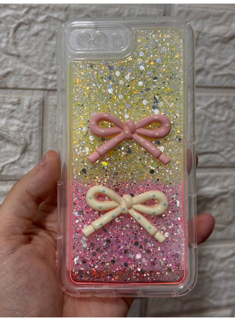 غطاء خلفي مع فيونكة متوافق مع هاتف OPPO A12 / A5s - Image 1