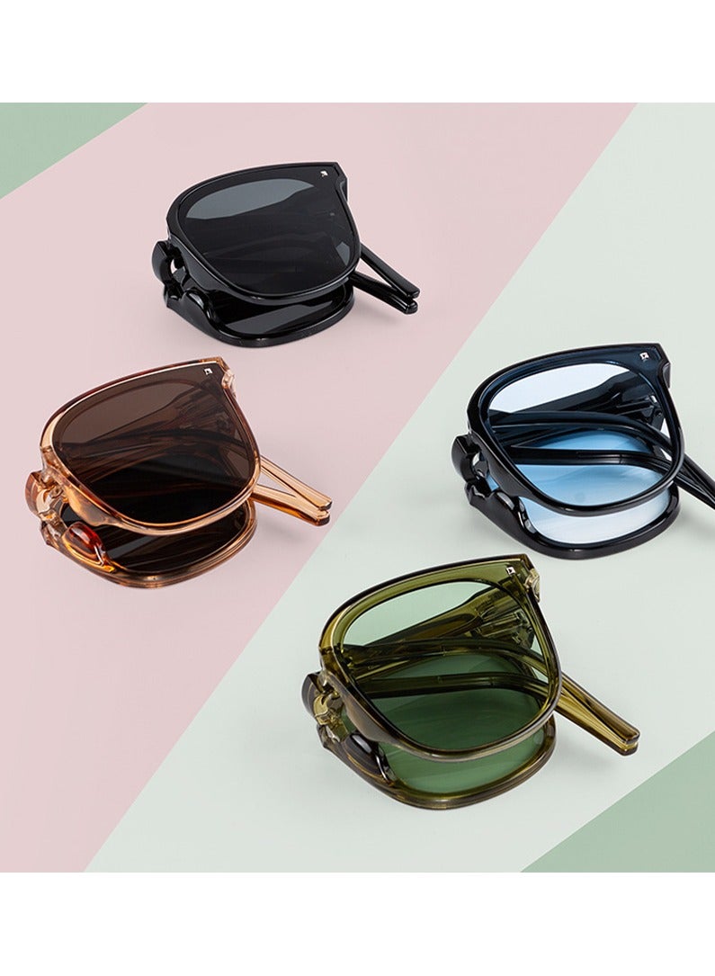 Foldable sunglasses with storage bag - Image 5