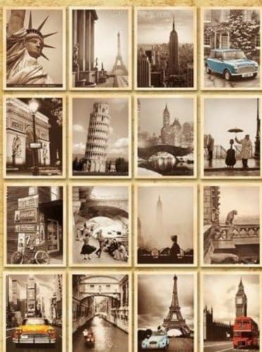 Dxhycc 32 PCS 1 Set Vintage Retro Old Travel Postcards for Worth Collecting - Image 4