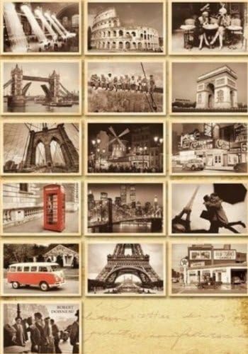Dxhycc 32 PCS 1 Set Vintage Retro Old Travel Postcards for Worth Collecting - Image 5