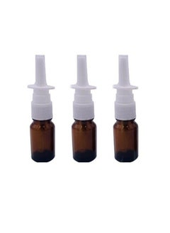 3Pcs 5Ml Empty Refill Portable Amber Glass Nasal Spray Bottle Travel Sample Packing Aromatherapy Perfume Jar Por Container For Nasal Spray Saline Water Applications - pzsku/ZD51ABBE522296232EC73Z/45/_/1720010041/cabe3fa5-9cab-4a4c-b39c-6979443b1b52