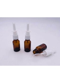 3Pcs 5Ml Empty Refill Portable Amber Glass Nasal Spray Bottle Travel Sample Packing Aromatherapy Perfume Jar Por Container For Nasal Spray Saline Water Applications - pzsku/ZD51ABBE522296232EC73Z/45/_/1720010046/d690488e-5760-4c2e-974f-4fb734fa0dd0