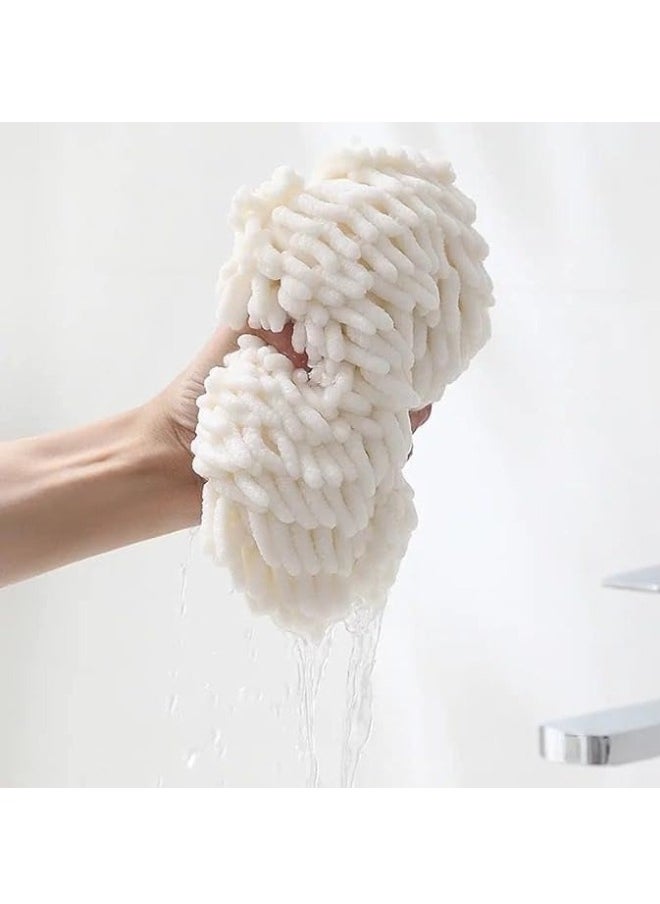 Happy Home Microfiber Hand Towel for Bathroom and Kitchen with Hanging Loop Soft Quick Dry Super Absorbent Microfiber Multicolor  - Image 2