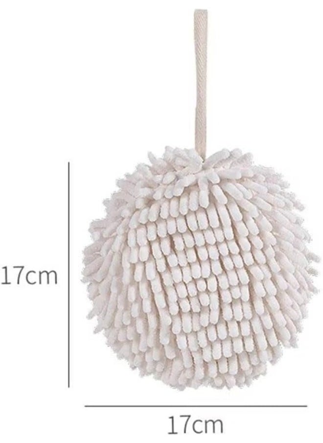 Happy Home Microfiber Hand Towel for Bathroom and Kitchen with Hanging Loop Soft Quick Dry Super Absorbent Microfiber Multicolor  - Image 4