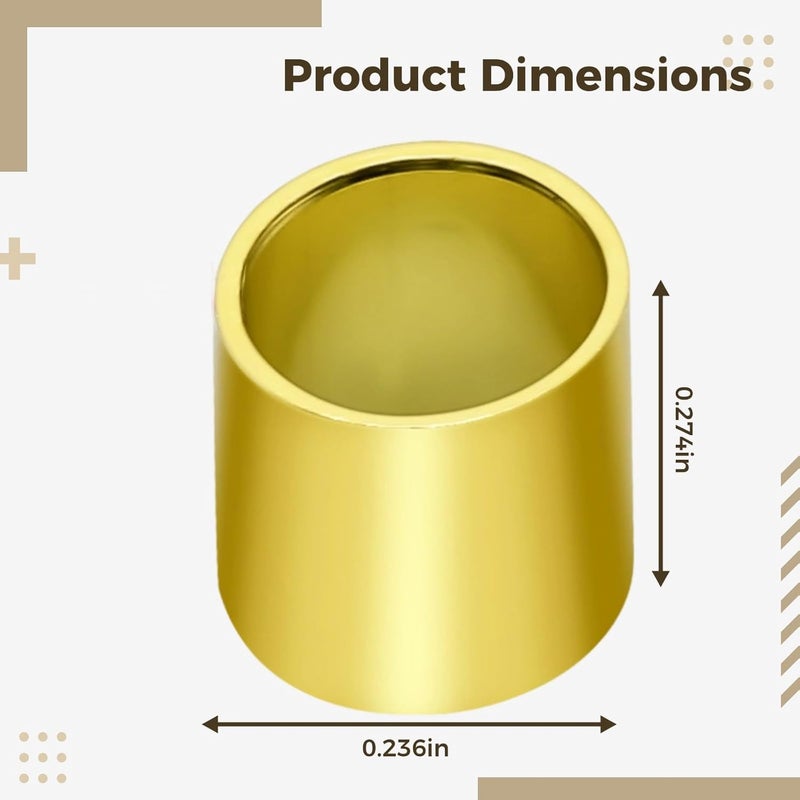 50 Pcs 3D Printer Brass Gt2 Belt Buckles, Synchronous Belt Terminals, 0.28 X 0.24 X 0.02 in (7 X 6 X 0.6 Mm) Fastener, 6 Mm Closed Loop for Long-Term Use - Image 3