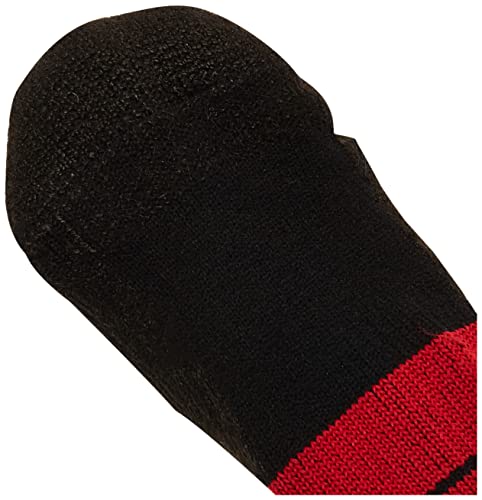 thorlos mens 84 Max Cushion Low Cut running socks, Black/Red, X-Large US - Image 3