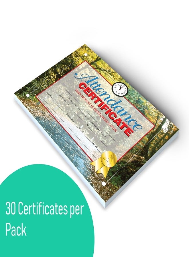 Hayes Flipside Products Attendance Certificates, Recognition, Award Students, Incentive, 8.5" x 11", 30 Pack - Image 2