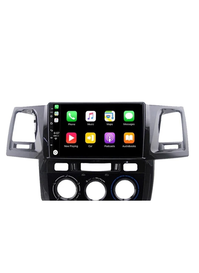 MNT - 1- Toyota Fortuner screen from 2007 to 2015 screen from 2008 to 2022 is part of the car's infotainment system. It runs on Android and supports features like Apple CarPlay and Android Auto, allowing you to easily connect your smartphone. It also offers a high resolution of up to 1080 pixels, making it excellent for displaying information and maps clearly. - Image 1