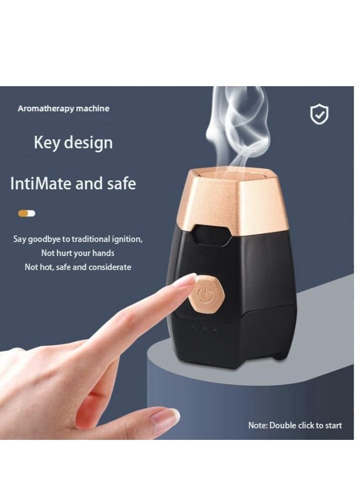 ELTRAZONE Well Designed Aroma Diffuser-Electronic Incense Burner, Portable Smart Aroma Diffuser, Car Mini Aroma Diffuser,(Black) - Image 2