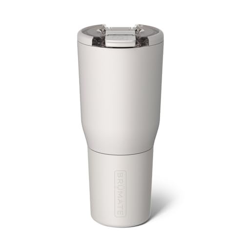 BrÃ¼Mate BrMate Nav 35oz 100 Leak Proof Insulated Travel Tumbler with Magnetic BevLock Lid Double Wall CupHolder Friendly Stainless Steel Mug Dune - Image 1