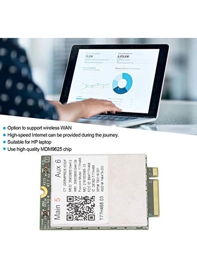 LT4211 4G LTE WWAN Module M2 NGFF Board MDM9625 Chip for HP EliteBook ZBook Series - Image 4