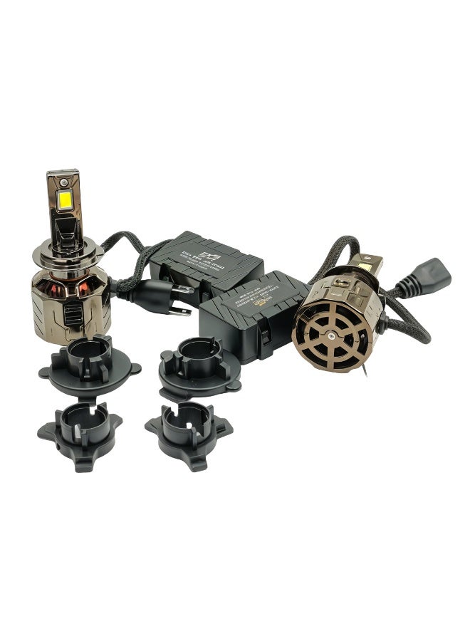 3XR H7 LED Headlight Bulbs P130 3XR – 260W 30000LM Super Bright 6500K, CANBUS Ready, IP65 Waterproof, Ultra-Focused Beam, Latest LED Chips, Plug & Play 12V Headlights (2025 Upgrade) - Image 1