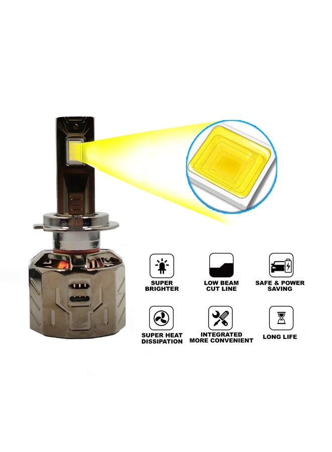 3XR H7 LED Headlight Bulbs P130 3XR – 260W 30000LM Super Bright 6500K, CANBUS Ready, IP65 Waterproof, Ultra-Focused Beam, Latest LED Chips, Plug & Play 12V Headlights (2025 Upgrade) - Image 3