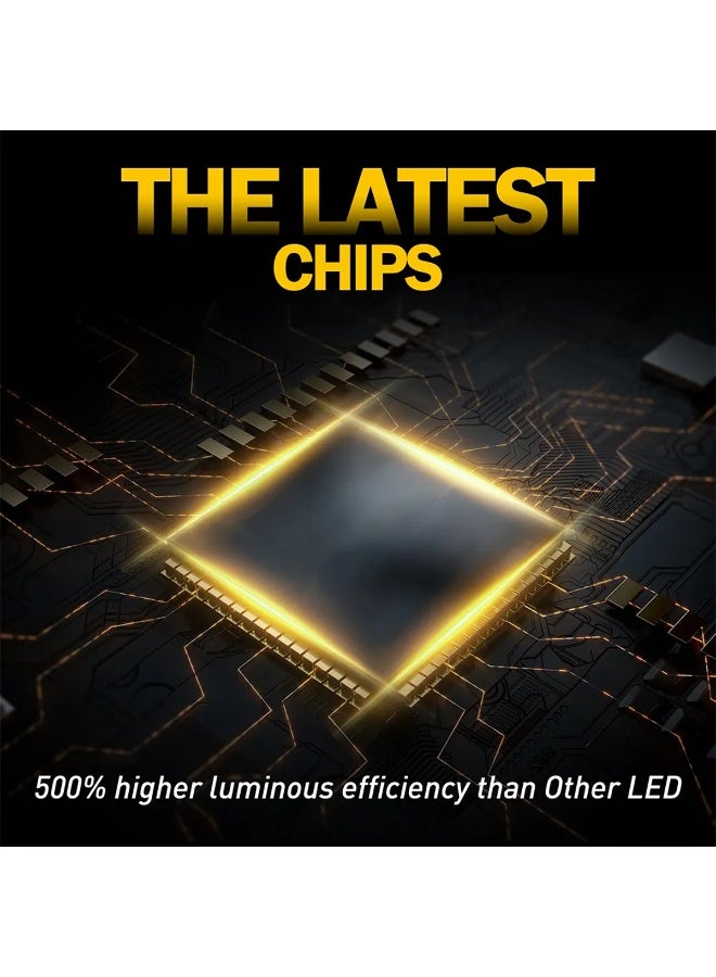 3XR H7 LED Headlight Bulbs P130 3XR – 260W 30000LM Super Bright 6500K, CANBUS Ready, IP65 Waterproof, Ultra-Focused Beam, Latest LED Chips, Plug & Play 12V Headlights (2025 Upgrade) - Image 5